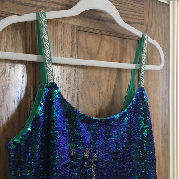 Sequin Mini Party Dress - Picture 2 of 8